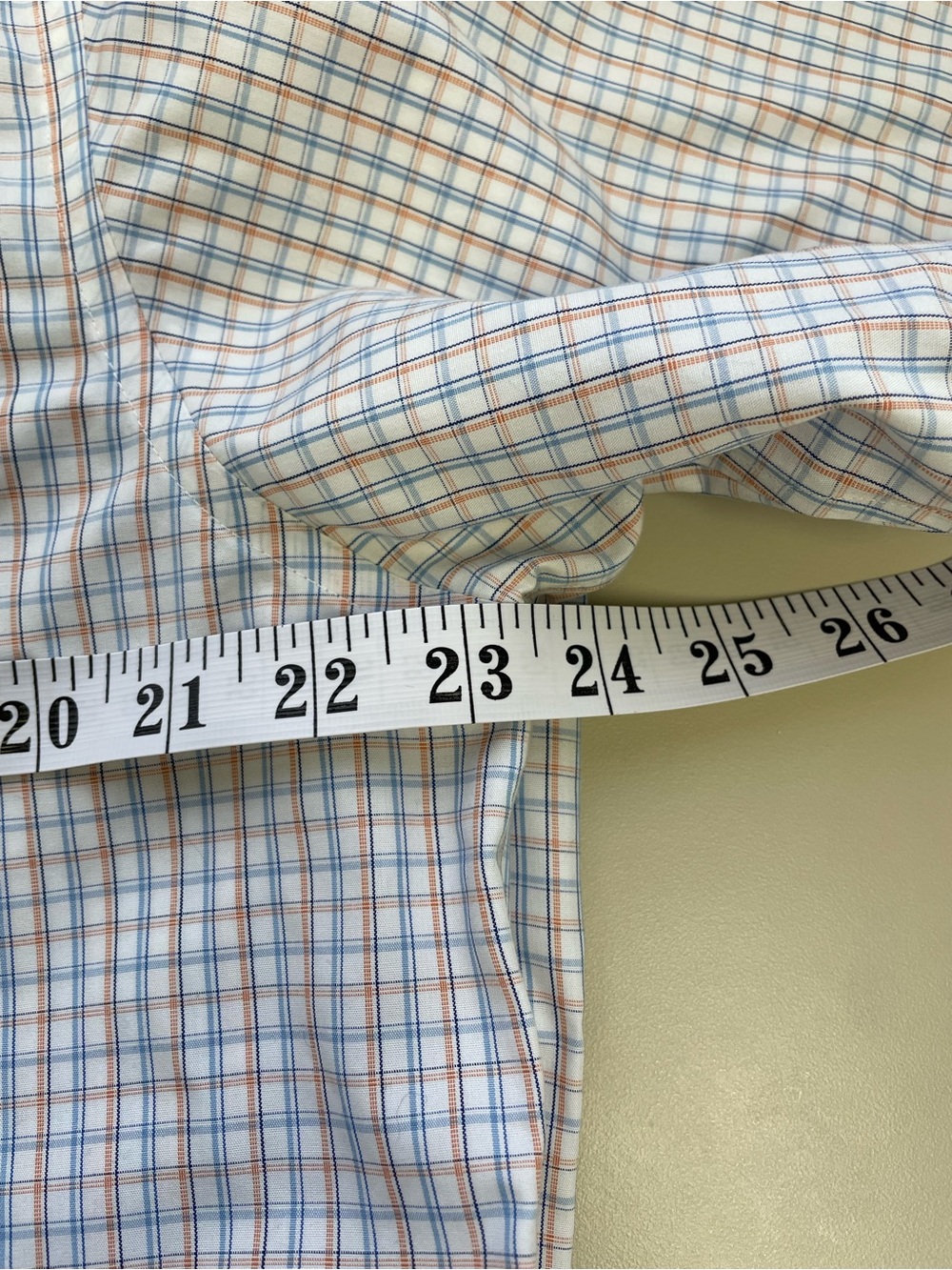 Banana Republic Non-Iron Slim Fit Plaid Short Sleeve Button Down Shirt - Size L - Picture 8 of 8
